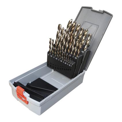ESTUCHE 25 BROCAS HSS-CO DIN 338