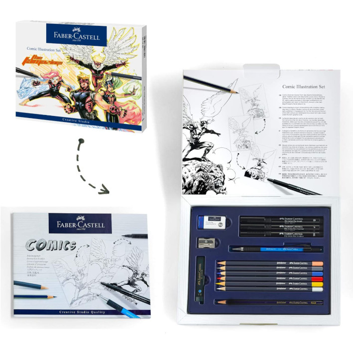 Set ilustración comics Faber Castell