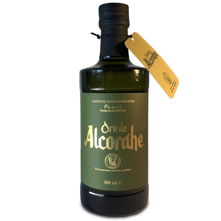 Aceite oliva Oro picual temprano Alcorahe