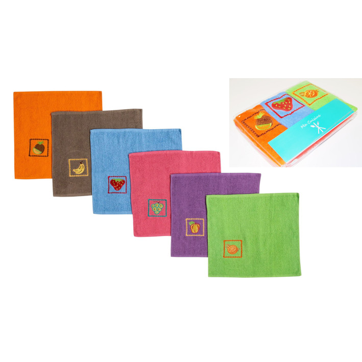 Set paños cocina Fruits