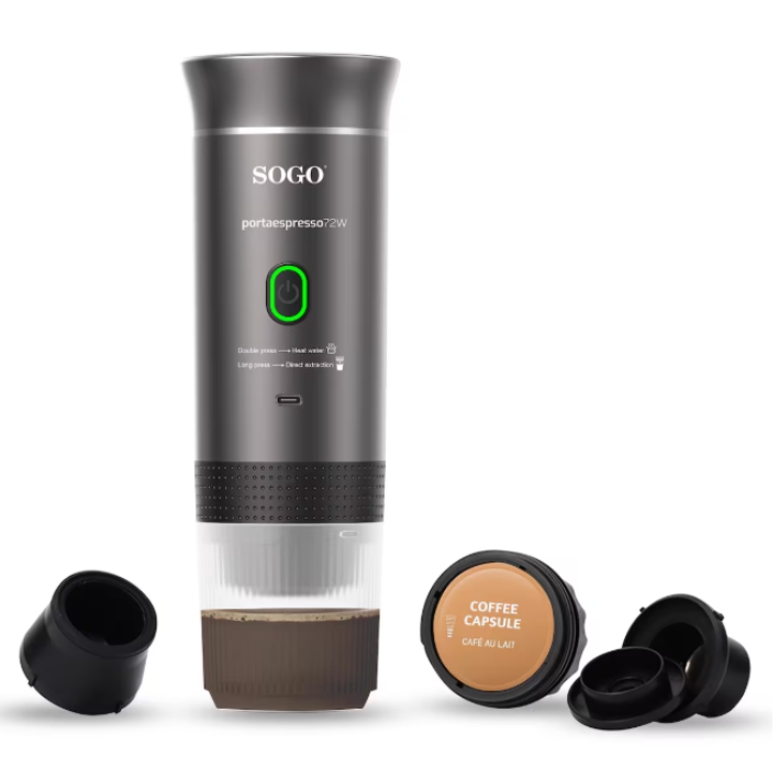 Cafetera expresso Portátil recargable Sogo